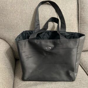 Coach Fragrance Tote Bag Purse Dark Gray And Shimmer